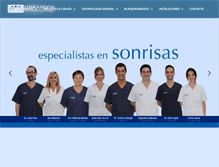 Tablet Screenshot of clinicadentalburgos.com